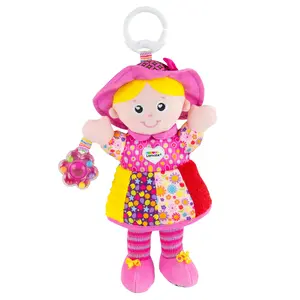 Mīkstā attīstošā rotaļlieta TOMY Lamaze My Friend Emily jaundzimušajiem — daudzkrāsaina, sensorai stimulācijai