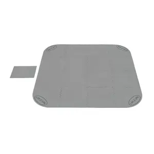 Floor and Yard Protector for Lay-Z-Spa Hot Tub by Bestway, 1.96 m × 1.96 m, Grey, Polyethylene