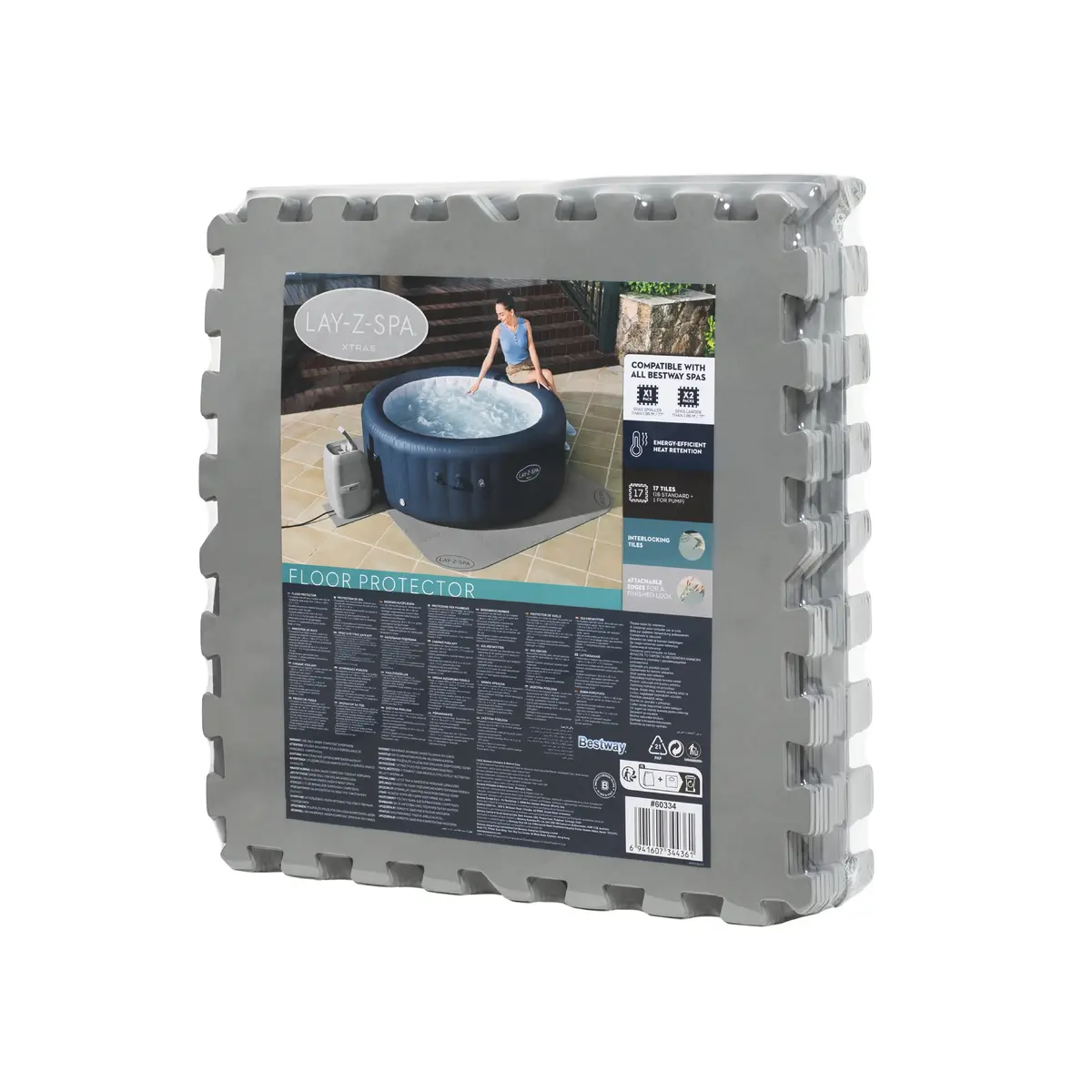 Bestway Lay-Z-Spa aizsargs 1,96×1,96 m Photo 12