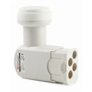 Low Noise Block (LNB) Opticum LQP 04H — 10,7–12,75 GHz, barotne Ø4 cm, balta