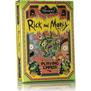 Kāršu komplekts Bicycle Rick and Morty Theory11 — pokera kopa, 52 kartes + džokeri