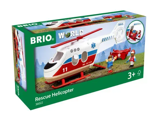 Helicopter toy Ravensburger BRIO Rescue Helicopter Photo 3