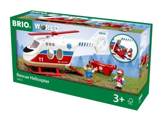 Helicopter toy Ravensburger BRIO Rescue Helicopter Photo 4