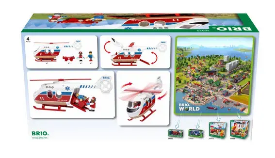 Helicopter toy Ravensburger BRIO Rescue Helicopter Photo 5