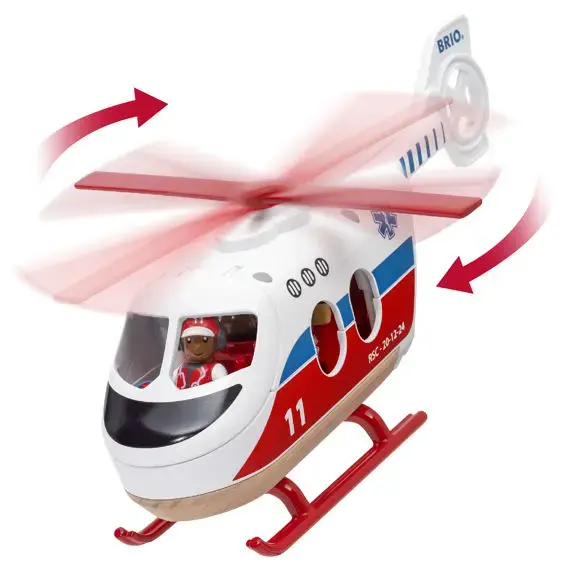 Helicopter toy Ravensburger BRIO Rescue Helicopter Photo 6