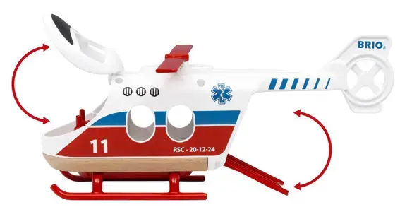 Helicopter toy Ravensburger BRIO Rescue Helicopter Photo 10