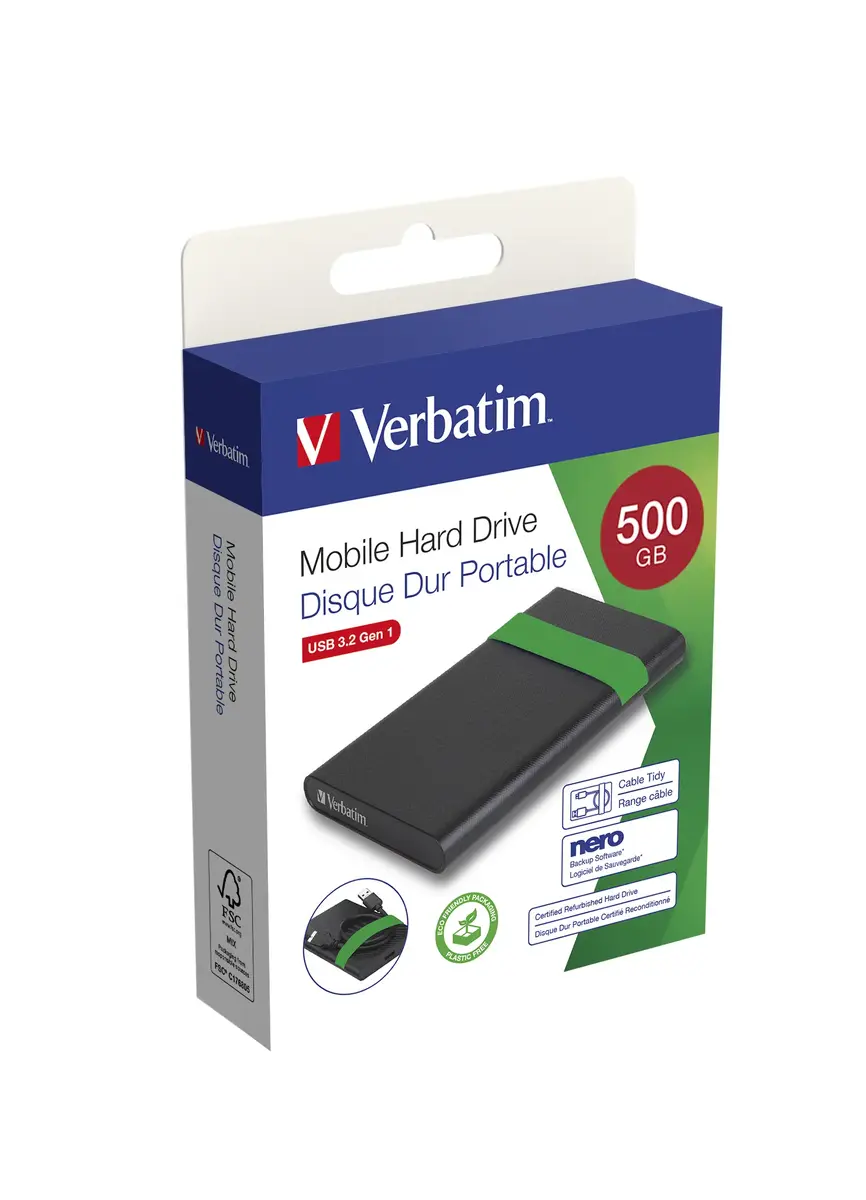 HDD Verbatim 500GB USB 3.2 Gen 1 Photo 5