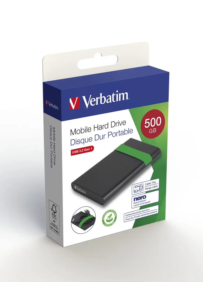 HDD Verbatim 500GB USB 3.2 Gen 1 Photo 6