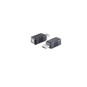 Cable Gender Changer ShiverPeaks BS77046 USB A to USB B Black