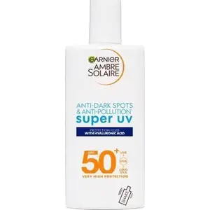 Солнцезащитный флюид для лица Garnier Ambre Solaire Super UV SPF50+ против пигментных пятен 40 мл
