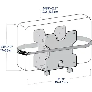 Sienas kronšteins mini datoram ERGOTRON LX Pro Wall System 98-721-290