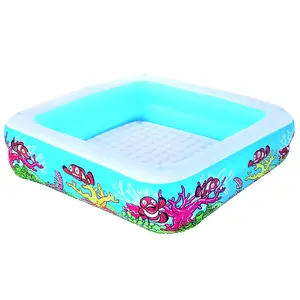 Inflatable Play Pool Bestway Canopy Play Pool 1.47 x 1.47 x 1.22 m, 265 L, vinyl, multicolour