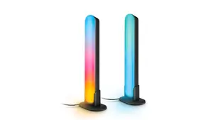 WiZ 8719514865211 Viedā Galda Lampa LED 8.2 W Melna Wi-Fi Bluetooth Divu iepakojums