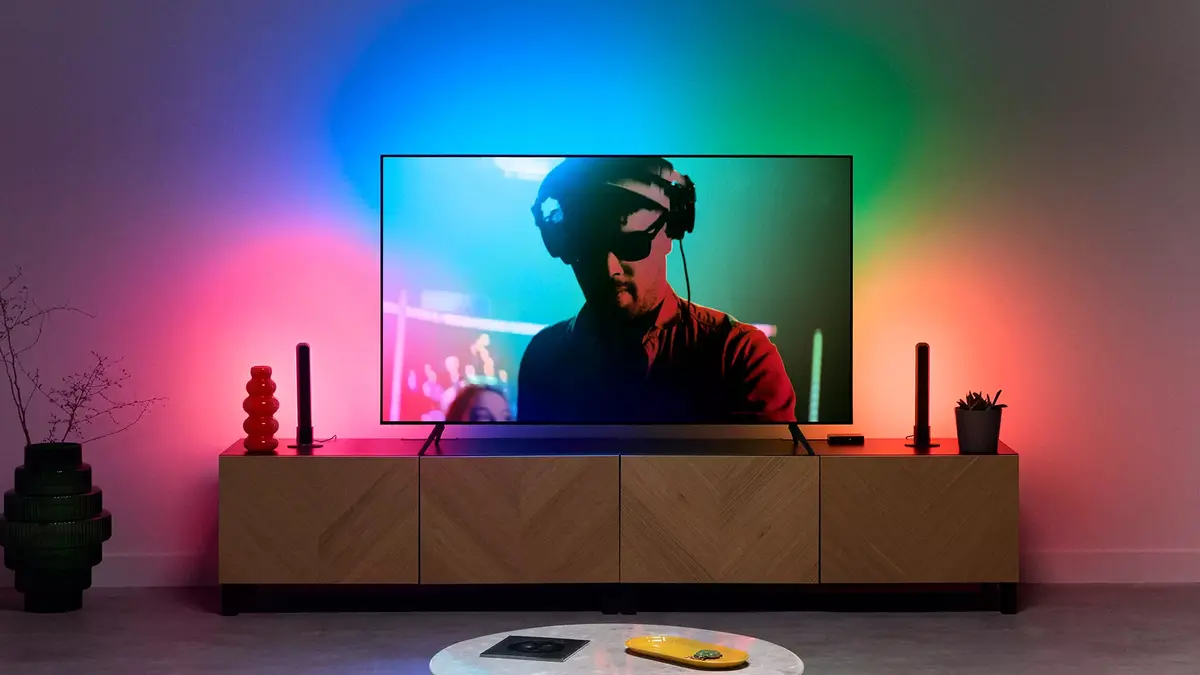 Умная настольная лампа WiZ Gradient Light Bars Duopack Photo 3