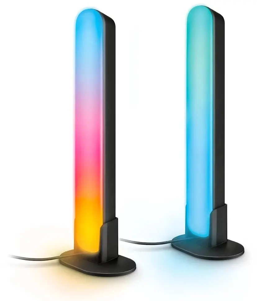 Умная настольная лампа WiZ Gradient Light Bars Duopack Photo 7