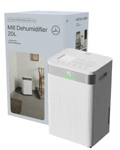 Dehumidifier Mill MDH20 — for rooms till 30 m², 4 L water tank, , 20 Liters per day, white