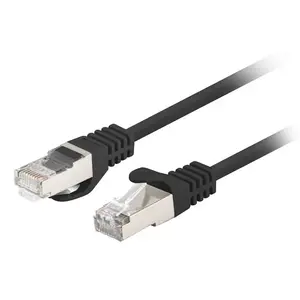 Сетевой кабель Lanberg PCF6-20CC-0025-BK RJ-45 Cat6 0.25 м Черный