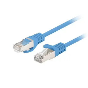 Кабель Lanberg Cat6 RJ-45 PCF6-20CC-0050-B, 0.5 м, U/UTP, 250 МГц, CCA, синий