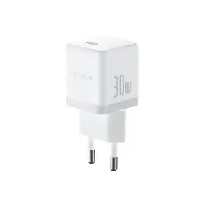 Sienas ātrais lādētājs Palm 30W USB-C QC3.0 PD3.0 ar USB-C kabeli 1m, balts