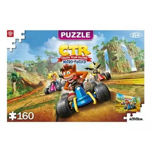 Jigsaw Puzzle Cenega Kids Crash Team Racing Nitro-Fueled 160 pcs