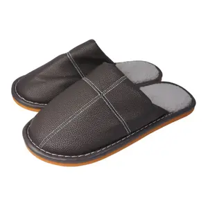 Тапочки BESK 9140185 размер 44-45 серые — мужская домашняя обувь, размеры 44/45