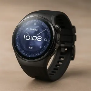 Смарт‑часы HUAWEI WATCH 5 — круглый корпус 46 мм, 1.38" дисплей, GPS, Bluetooth, мобильная связь, чёрные