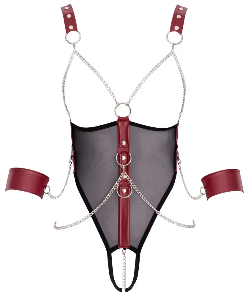 Боди-бондаж Cottelli Collection M чёрный Photo 9