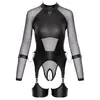 Боди-бондаж cottelli collection M Black Photo 11