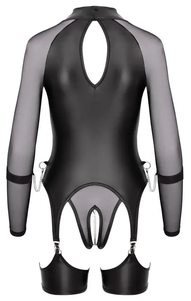 Боди-бондаж cottelli collection M Black Photo 12