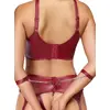 Apakšveļas komplekts Cottelli Collection Bra Set L Black Bondage Photo 8