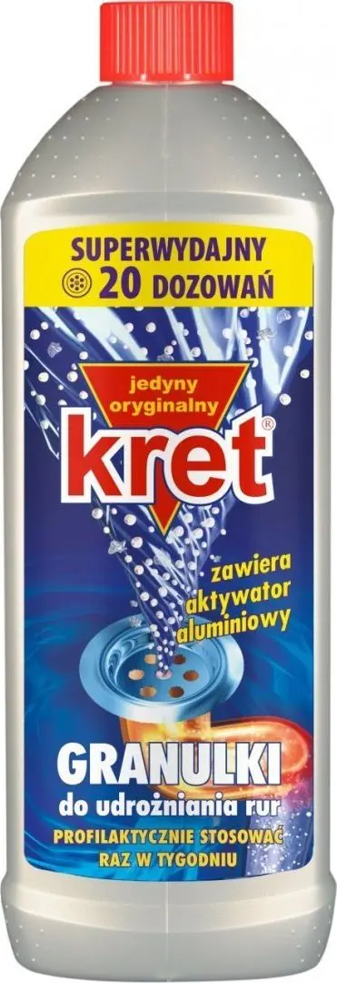 Pipe cleaning granules Kret 800 g 1024685 Photo 2