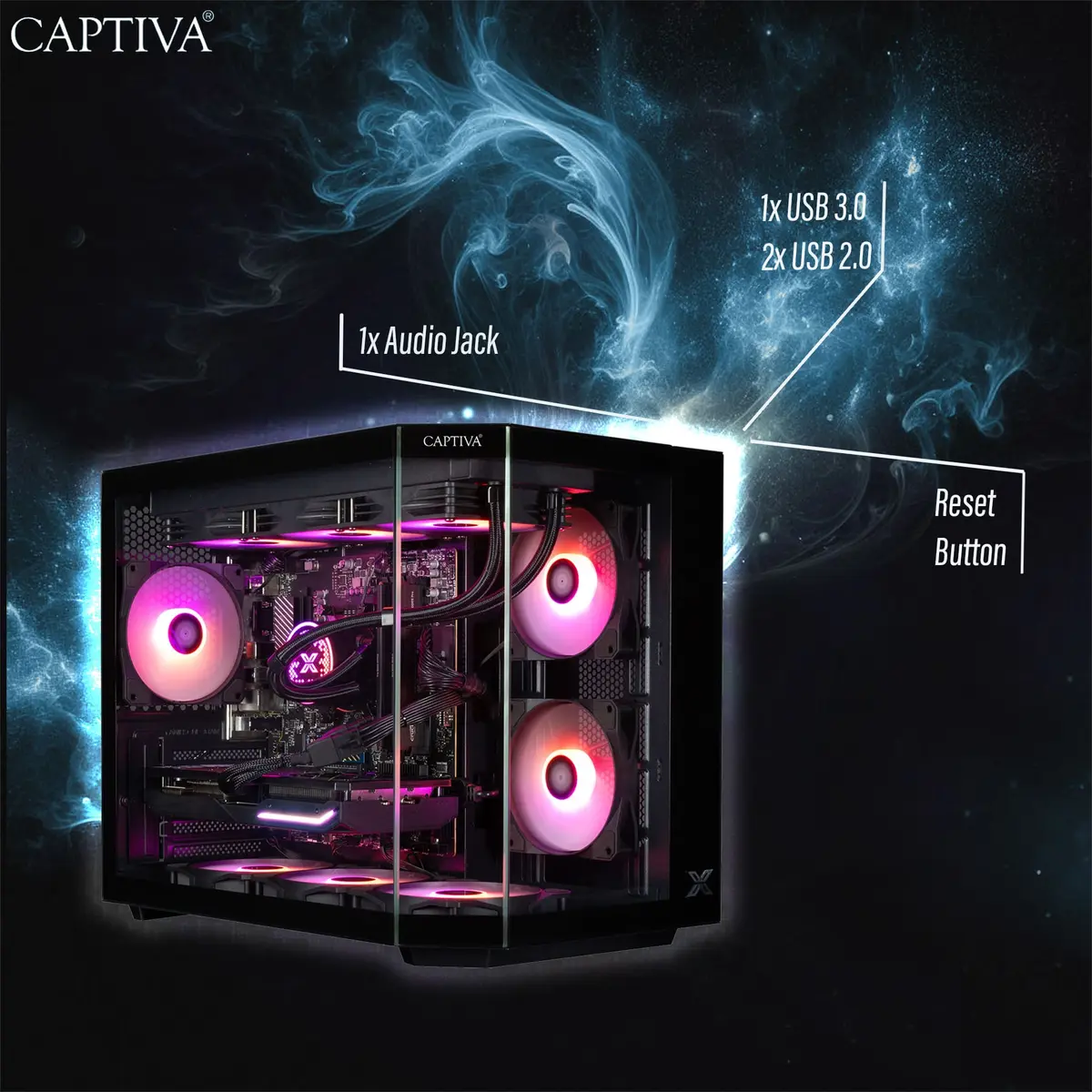 Настольный ПК Captiva Highend Gaming R90-031 Photo 2