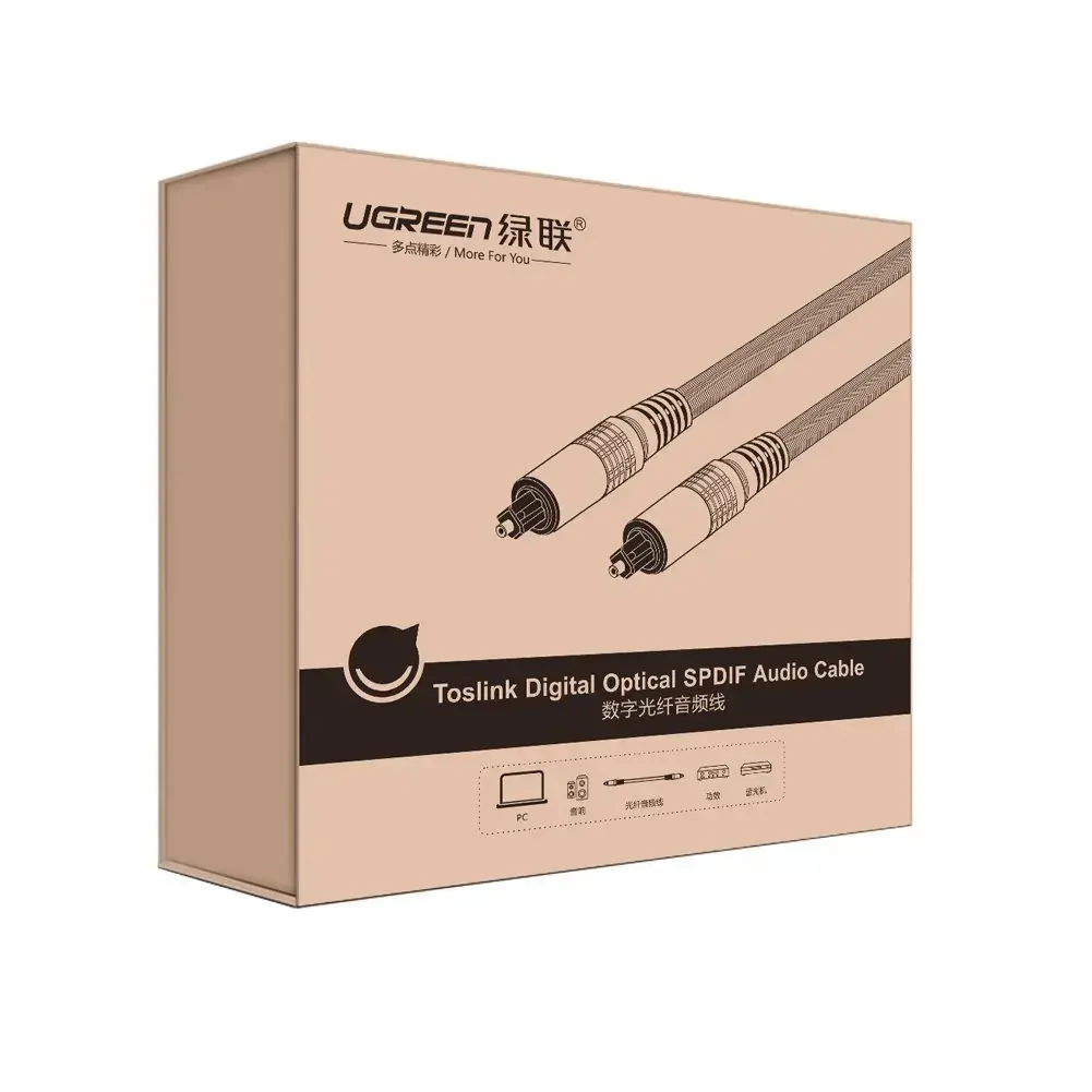Ugreen 10541 audio kabelis TOSLINK 3 m Photo 3