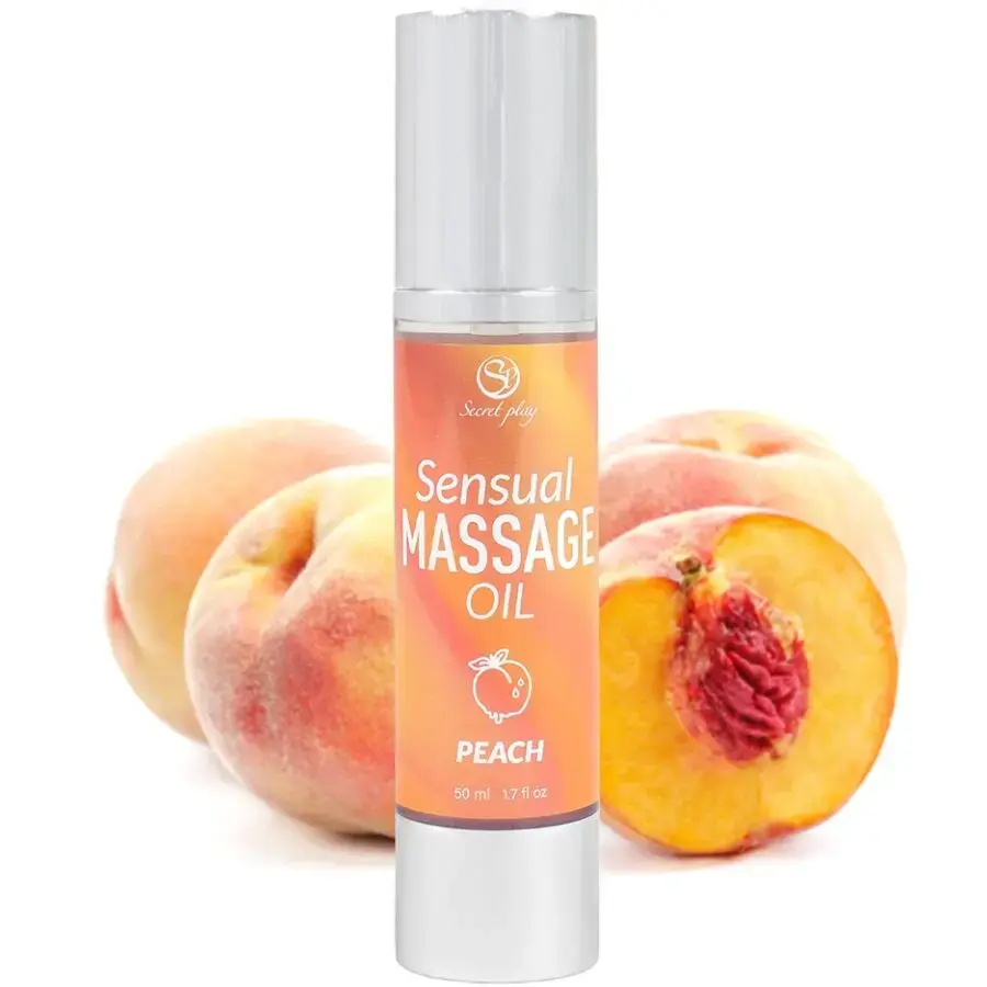 Массажное масло Secret Play D-244007 Peach 100 мл Photo 3