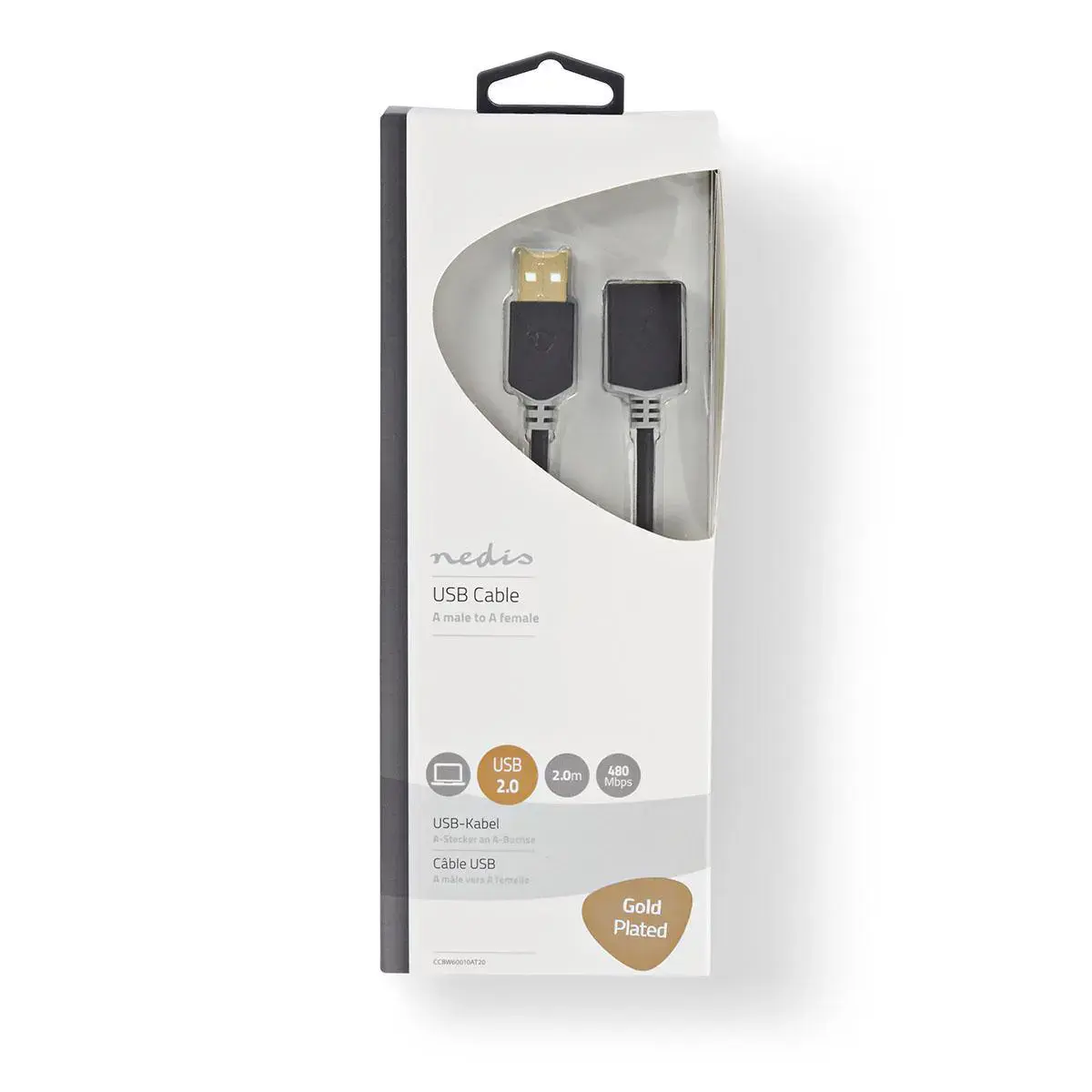 USB кабель Nedis CCBW60010AT20 Photo 3