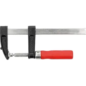 Clamp Vorel TOYA 37150 — bar clamp, iron and wood construction, 150 mm length