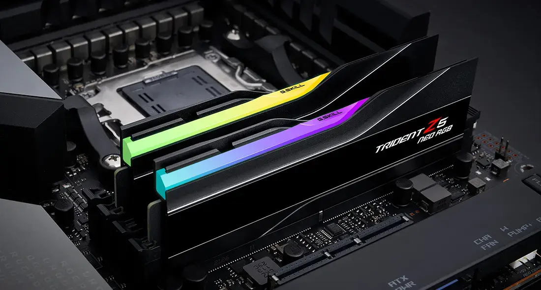 G.SKILL Trident Z5 Neo RGB DDR5 96GB 6000MHz Atmiņa Photo 4