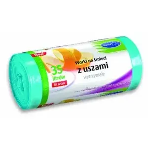 Trash Bags with Handles Stella 35 L 30 pcs — durable garbage bags A1-WNS-9718