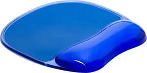 Mouse pad Q-Connect KF10378 gel blue - wrist support, compact size