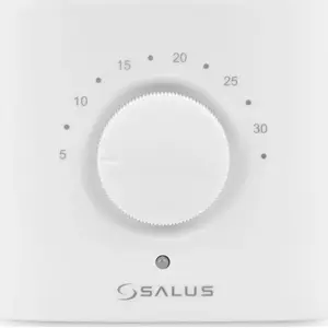 Electronic Wireless Surface Temperature Regulator SALUS HTR-RF(20) ZigBee, 24h Schedule, Battery 2xAA, White