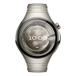 Смарт‑часы HUAWEI WATCH 5, 1.5" AMOLED, 466×466, 46 мм титановый корпус, Wi‑Fi, GPS, серебристые