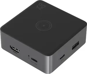 Zagg 4 Port Hub with Wireless Charging Grey/Black USB-C HDMI