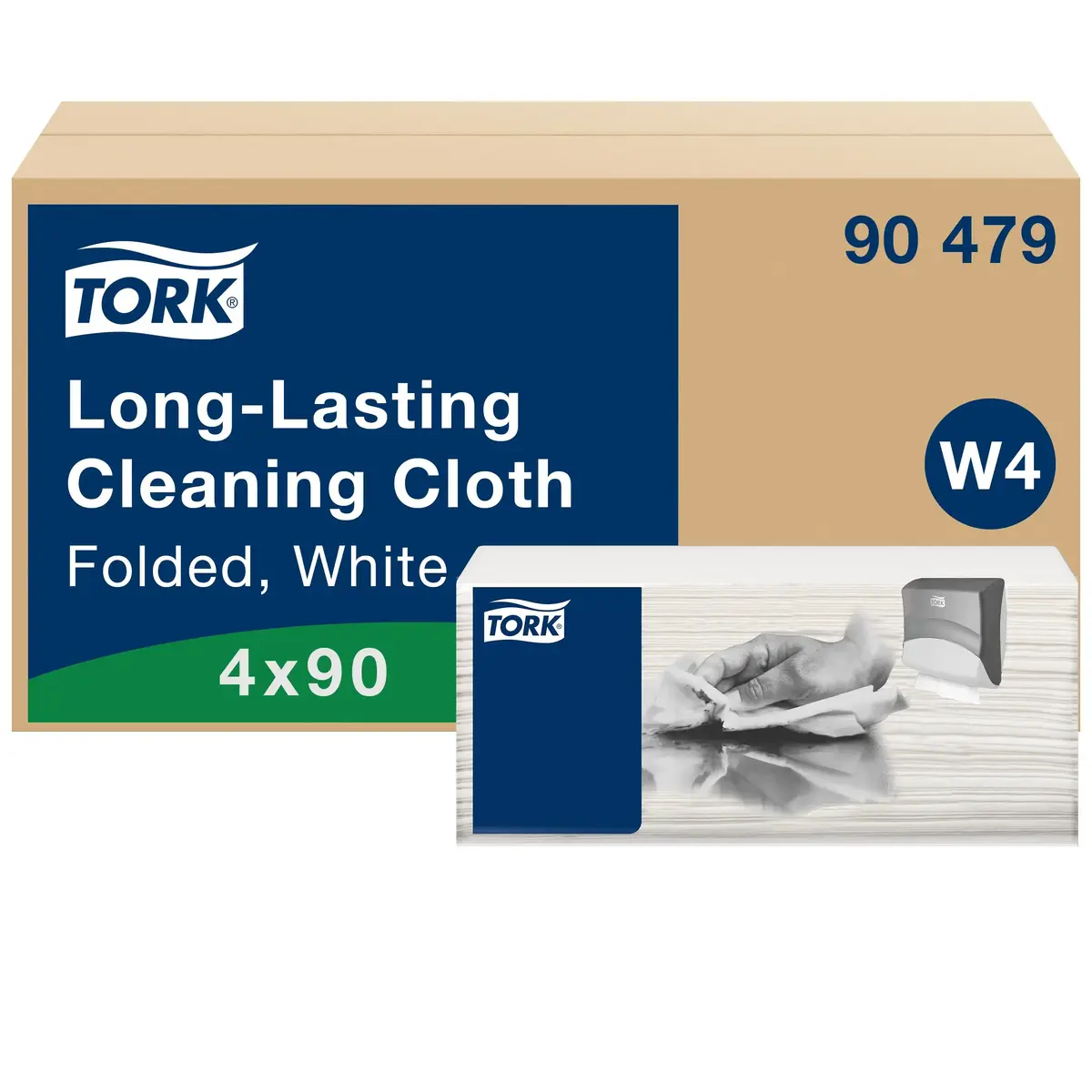 Cleaning cloths Tork W4 — pack of 75 Photo 3