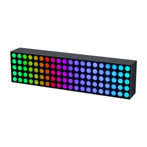 LED Gaming Light Panel Yeelight YLFWD-0062 — Smart RGB LED panel, Wi‑Fi (2.4 GHz), Bluetooth 5.0, 5V/2A, black, 243×63×35 mm