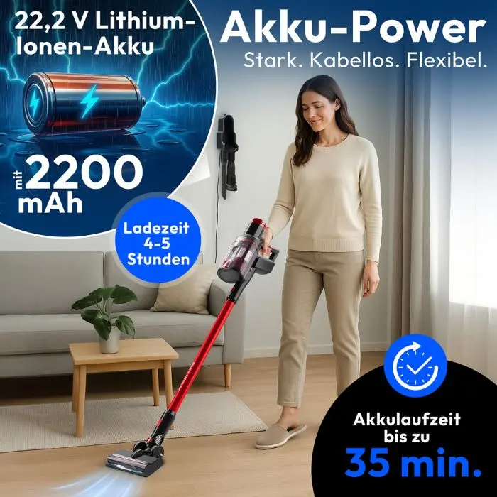 Profi-Care 331140 вертикальный пылесос 2‑в‑1 Photo 14