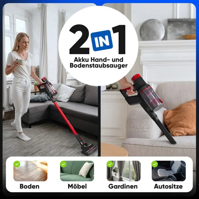 Profi-Care 331140 вертикальный пылесос 2‑в‑1 Photo 18