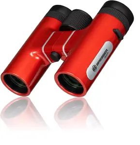 Binoculars Bresser Spirit 6x24 compact lightweight, red — 6× magnification, 24 mm objective
