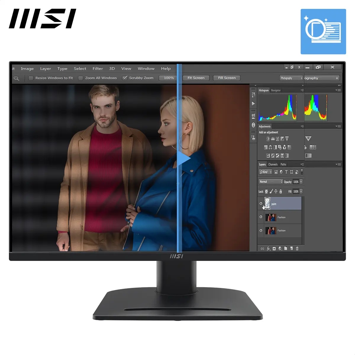 MSI Pro MP275QPG 27 Collu QHD Monitors Photo 7