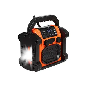 Portable AM/FM Radio BLOW RA14 construction radio, battery-powered, AM and FM reception