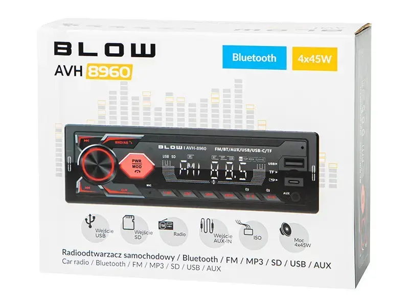 Auto radio BLOW AVH-8960 1DIN Photo 4